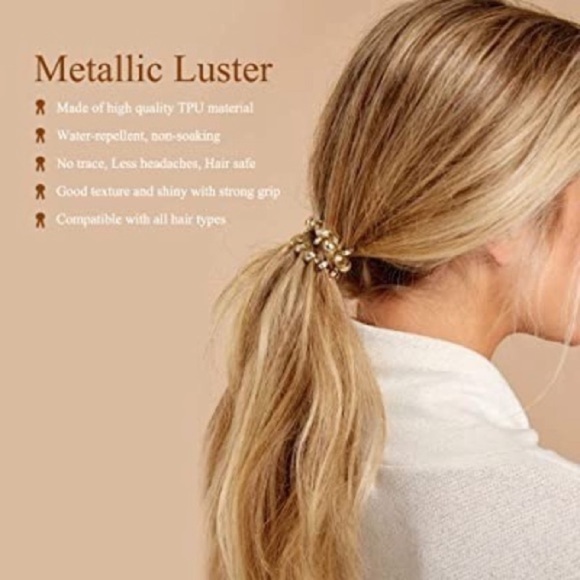 SPIRAL HAIR TIES NO CREASE PONYTAIL 10 PC! - Picture 4 of 10